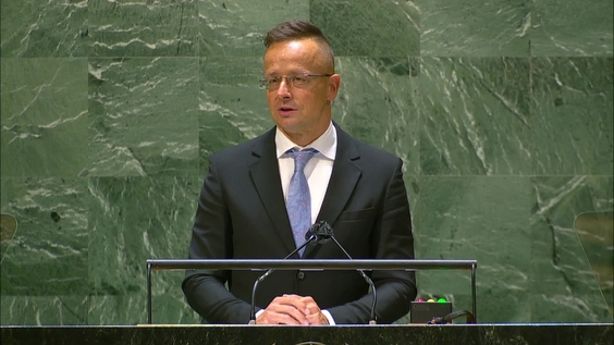 Hungary -  Minister for Foreign Affairs Addresses General Debate, 76th Session