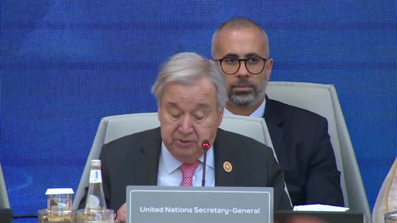 António Guterres (UN Secretary-General) at the High-Level Meeting of the Group of Friends | The 11th Global Forum of the United Nations Alliance of Civilizations