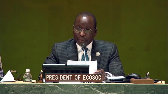 Natural resources, peaceful societies and sustainable development: Lessons from the Kimberley Process - Economic and Social Council, Special meeting