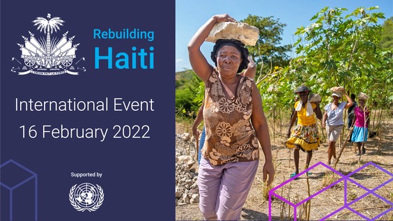 International Event for the Financing of the Reconstruction of the Southern Peninsula of Haiti