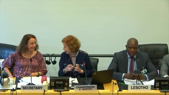 Consideration of Lesotho (Cont'd) - 2295th Meeting 78th Session Committee on the Rights of the Child