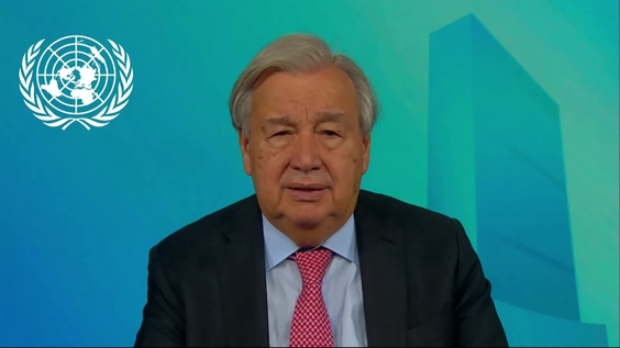 António Guterres (Secretario General) con motivo del Día Mundial de la Alimentación