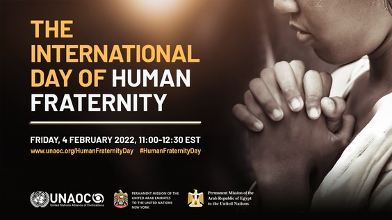 The International Day of Human Fraternity