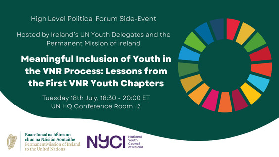 Meaningful Inclusion of Youth in the VNR Process: Lessons from the First VNR Youth Chapters (HLPF 2023 Side Event)
