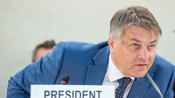 Press Conference: Václav Bálek, President of the Human Rights Council