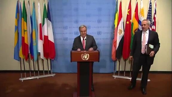 Secretary-General Briefs Press on Countries Affected by Hurricanes