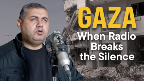 In Gaza, When Everything Else Falls Silent&hellip; Radio Speaks