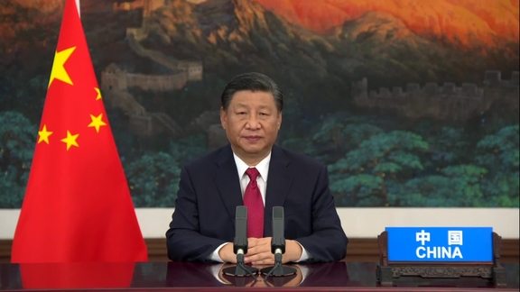 China - President Addresses General Debate, 76th Session