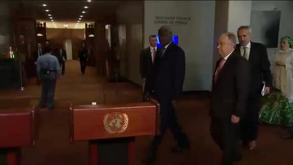 SG, AU Chair, Address Press on Partnerships for Peace and Security in Africa