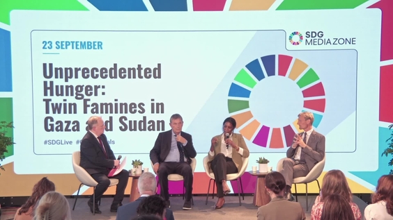 Unprecedented hunger: Twin famines in Gaza and Sudan - SDG Media Zone, 80th Session of the UN General Assembly