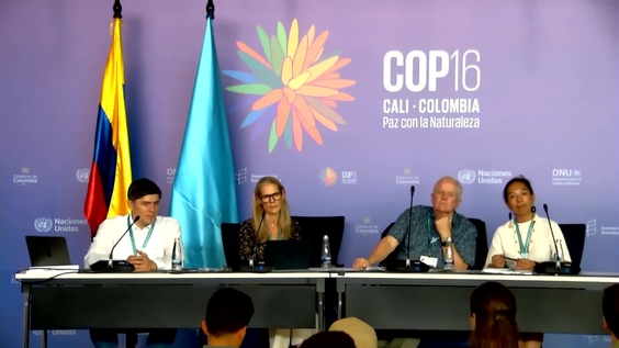 Press Conference: Closing Window of Opportunity: Fossil Fuel, Mining, and Industrial Expansion Threaten World's Vital Ecosystems – United Nations Biodiversity Conference 2024
