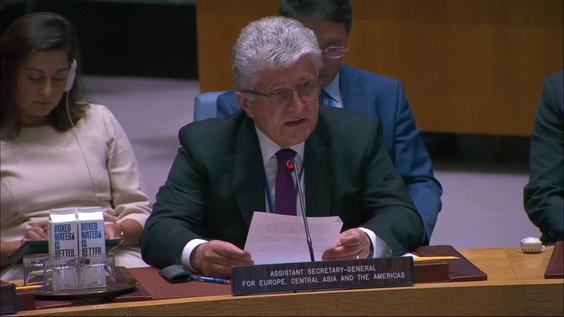 Miroslav Jenča (DPPA-DPO) on the situation in the Middle East, including the Palestinian question - Security Council, 9975th meeting