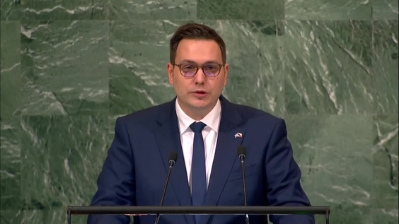 Czech Republic- Minister for Foreign Affairs Addresses General Debate, 77th Session