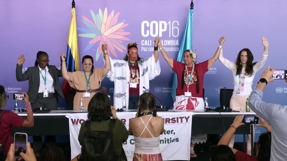 Press Conference: Women Leading Solutions on the Frontlines of Biodiversity and Climate Crises – United Nations Biodiversity Conference 2024