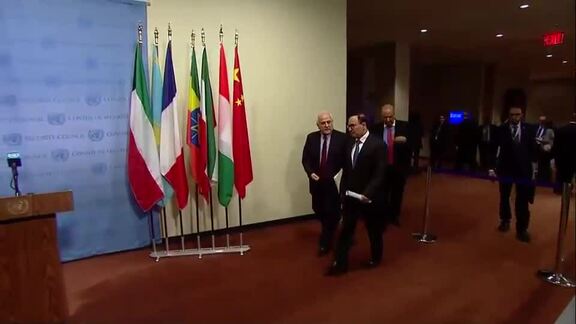 Security Council Stakeout on Situation in Middle East