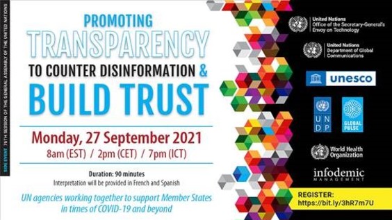Promoting Transparency to Counter Disinformation and Build Trust.