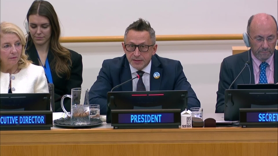 Rein Tammsaar (UNICEF) at the opening of UNICEF Executive Board, First regular session 2026 - Economic and Social Council