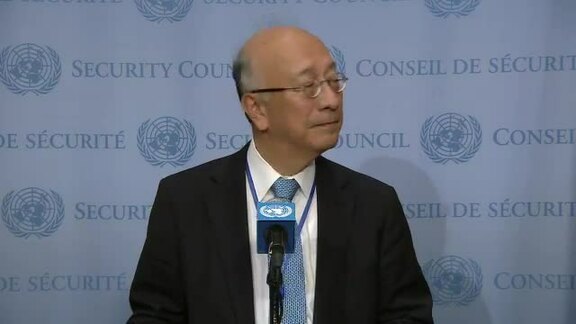Permanent Representative of Japan Speaks to Press