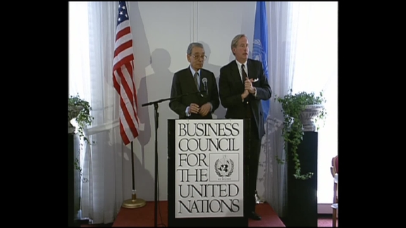 Special Event: UN Business Council Luncheon, Secretary General Boutros-Ghali speech, 23 May 1996
