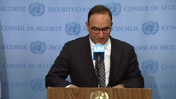 Security Council President Briefs Press
