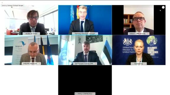 Virtual Media Stakeout by Permanent Representative of Germany on Syria Chemical Weapons