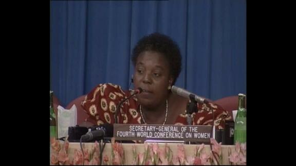 Fourth World Conference on Women: Press Conference by Secretary-General and Host Country