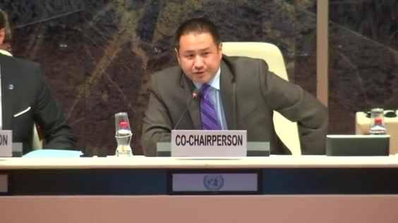 Panel Discussion: Youth in sustainable development - 1st Session Forum on Human Rights, Democracy and Rule of Law