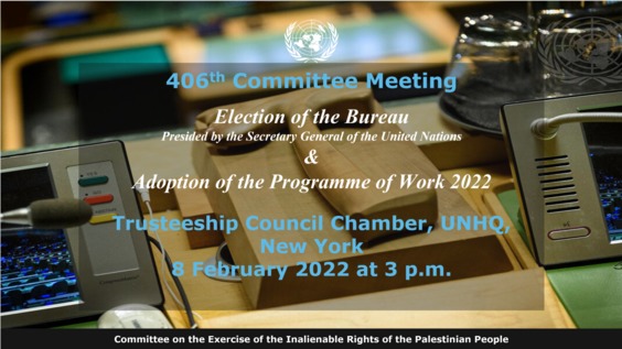 UN Palestine Committee, 406th meeting