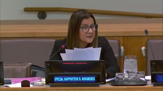 Third Committee, 27th plenary meeting - General Assembly, 79th session