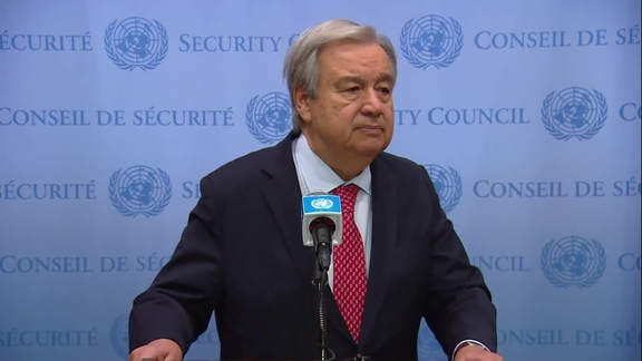 Media Stakeout: UN Secretary-General António Guterres on His Travels to Haiti and Trinidad and Tobago and Developments in the Occupied Palestinian Territory