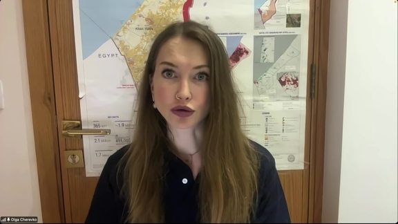 Daily Press Briefing Guest: Olga Cherevko, OCHA Spokesperson in Gaza on the humanitarian situation in Gaza