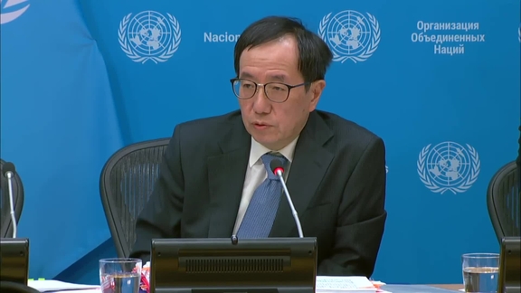 Press Conference: Ambassador Yamazaki Kazuyuki, Permanent Representative of Japan to the United Nations and President of the Security Council for the month of March 2024 on the Security Council's programme in March