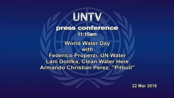 Press Briefing on the Occasion of World Water Day