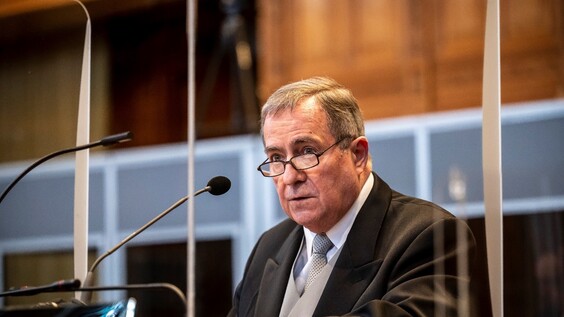 THE HAGUE - The International Court of Justice (ICJ) holds public hearings in the case Nicaragua v. Colombia - French audio