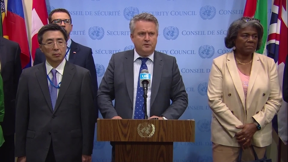 Sergiy Kyslytsya (Ukraine) on the situation in the country - Security Council Media Stakeout