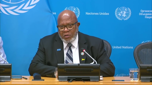 Press Conference: Dennis Francis, President of the General Assembly on Sustainability Week