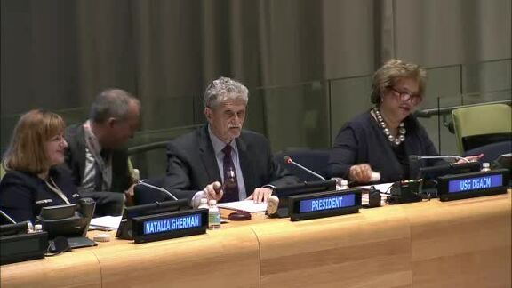 Assembly Holds Informal Dialogues with Candidates for Next Secretary-General, Natalia Gherman