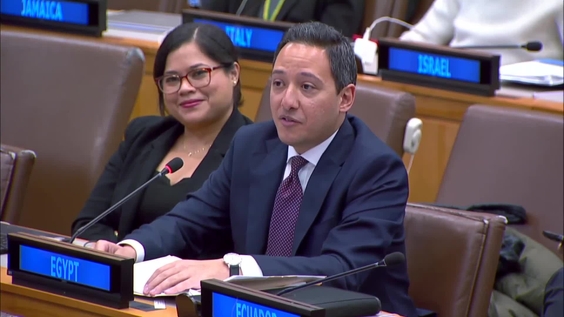 Poem Lecture  (Egypt) - Third Committee, 57th plenary meeting - General Assembly, 79th session