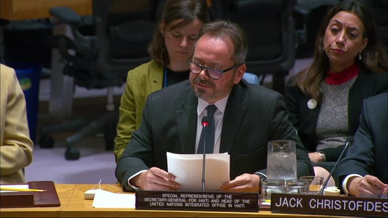 Carlos Ruiz Massieu (BINUH) on the question concerning Haiti - Security Council, 10144th meeting
