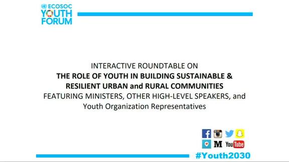 First Plenary Session of 2018 Youth Forum