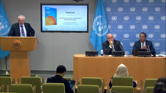 Shantanu Mukherje and Hamid Rashid (DESA) on the World Economic Situation and Prospects Mid-year Report