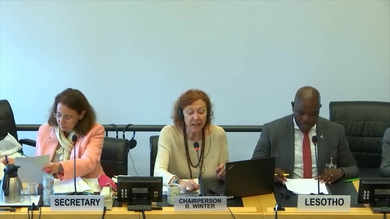 Consideration of Lesotho - 2294th Meeting 78th Session Committee on the Rights of the Child