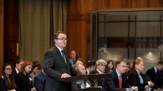 THE HAGUE – The International Court of Justice (ICJ) holds hearings in the case Ukraine v. Russian Federation  - first round of oral argument of Ukraine (part two)