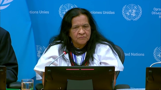 Press Conference: Leonor Zalabata, Permanent Representative of Colombia to the United Nations and President of the Security Council for the month of June.