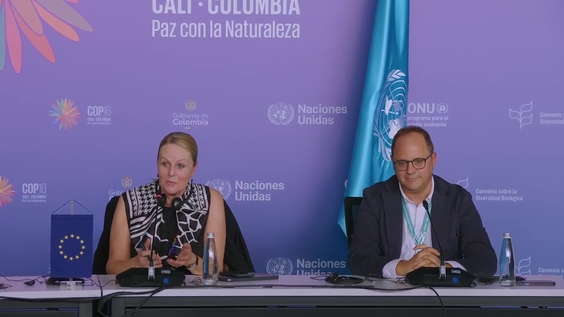 Press Conference:  European Union at COP16 – United Nations Biodiversity Conference 2024