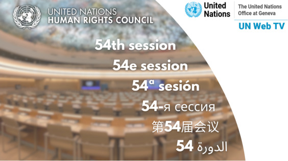 46th Meeting - 54th Regular Session of Human Rights Council