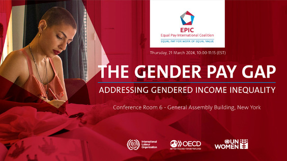 The gender pay gap: addressing gender income inequality (CSW68 Side Event)
