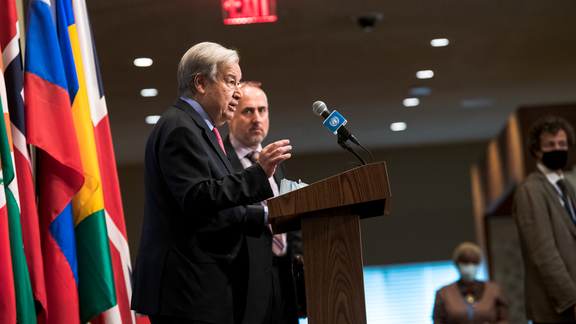 UN Secretary-General António Guterres on the situation concerning the Strait of Hormuz - Security Council Media Stakeout