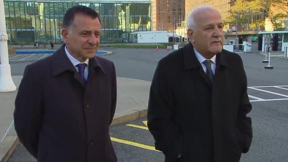 Riyad H. Mansour (Palestine) on the situation in Gaza - Media Stakeout