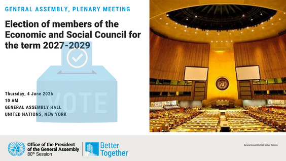 General Assembly 80th session.